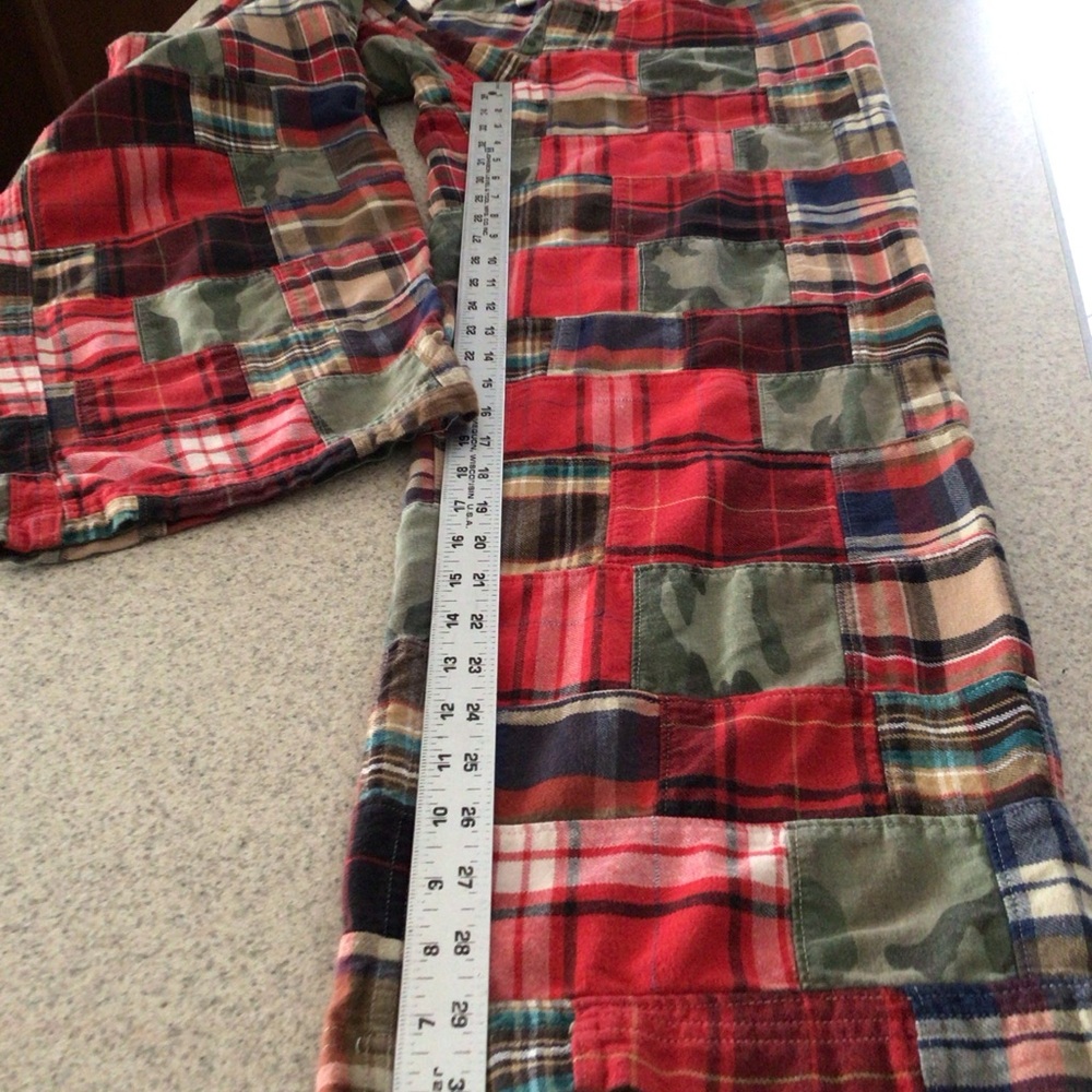 American Eagle Mardas Plaid Patchwork Pajama Bott… - image 6